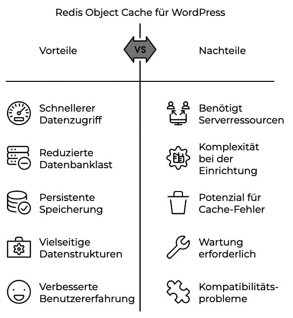 Vor- und Nachteile Redis Object Cache für WordPress